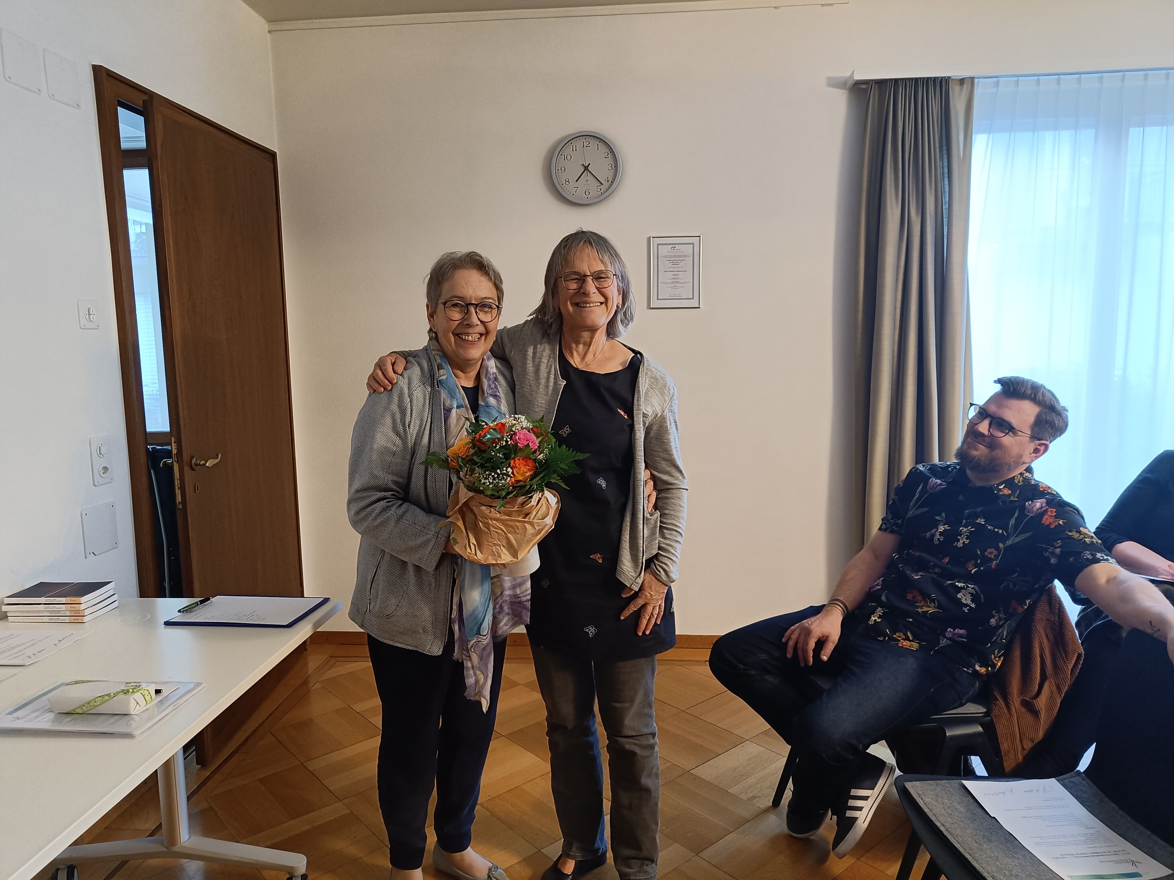 Abschied Heidi Soder an der Mitgliederversammlung PCCV 2024 Abschied Heidi Soder an der Mitgliederversammlung PCCV 2024